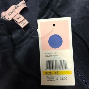 NWT Juicy Couture Velour Zip-Up Jacket MSRP $108